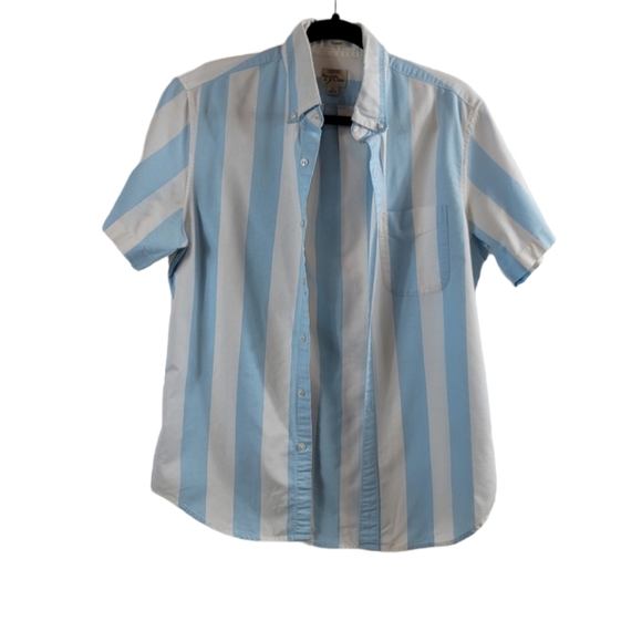 J. Crew Other - 💎JCrew Classic Blue White Striped Button Down Men's Shirt Sz S